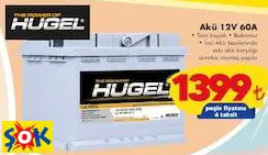 HUGEL AKÜ 12V 60A HUGEL AKÜ 12V 60A